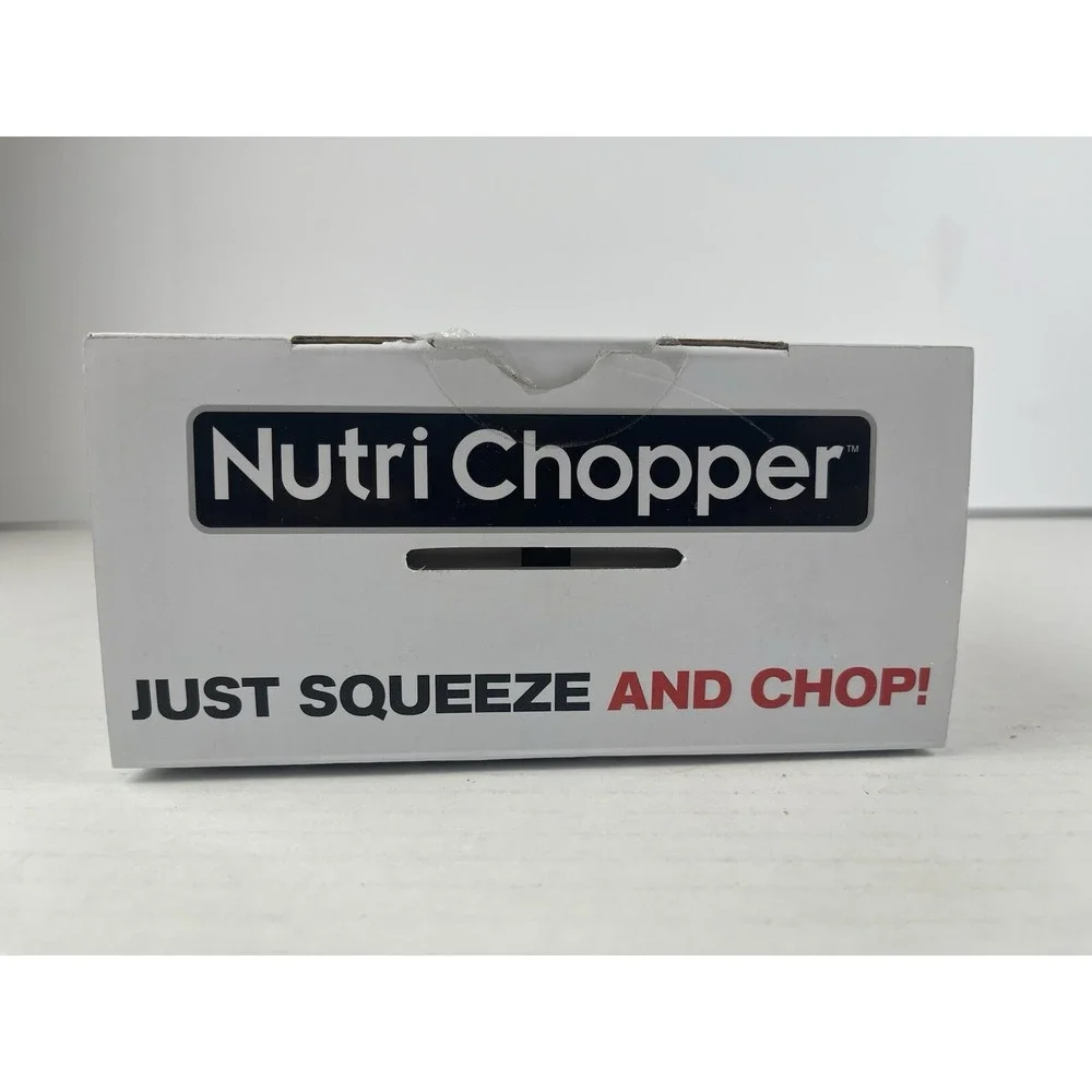 Nutri Chopper 5-in-1‎ Compact Handheld Kitchen Slicer w Storage Container E5D